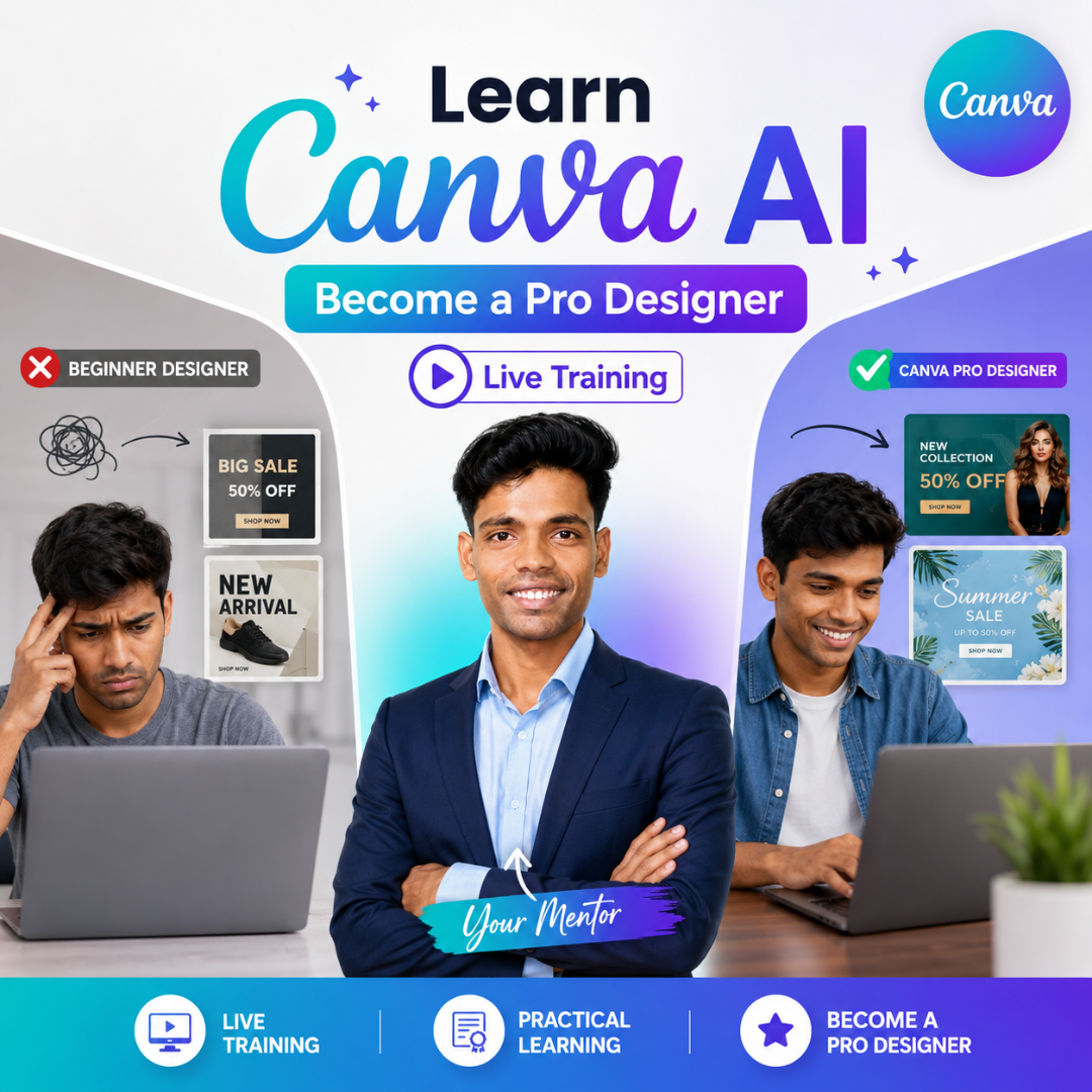 05 Days Canva AI Live and Practical Course by Deepak Bhamre (1)